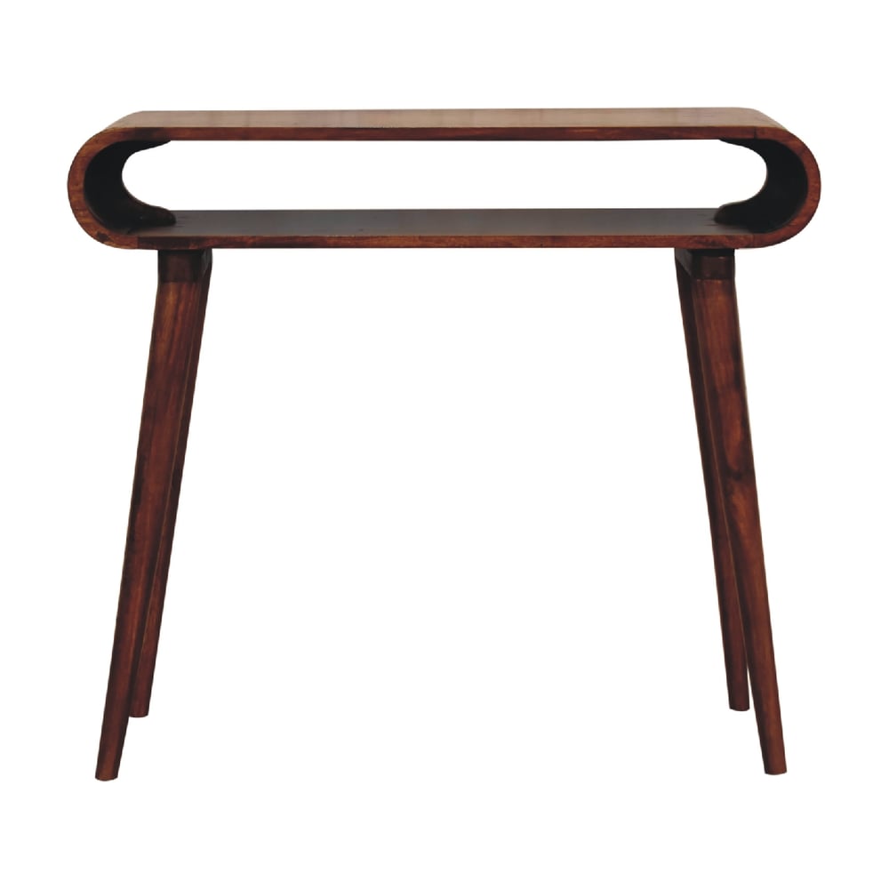 Open Rounded Console Table – Three Little Pigs